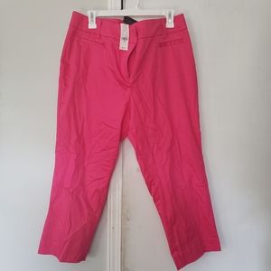 Hot pink crop pants